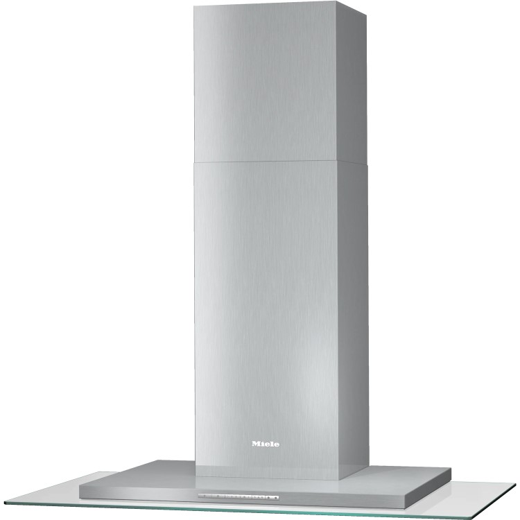 Miele 90cm Flat Glass Chimney Hood - Stainless Steel