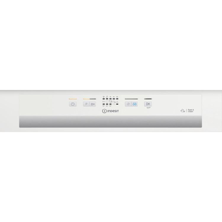 Indesit Fast&Clean Semi Integrated Dishwasher - White