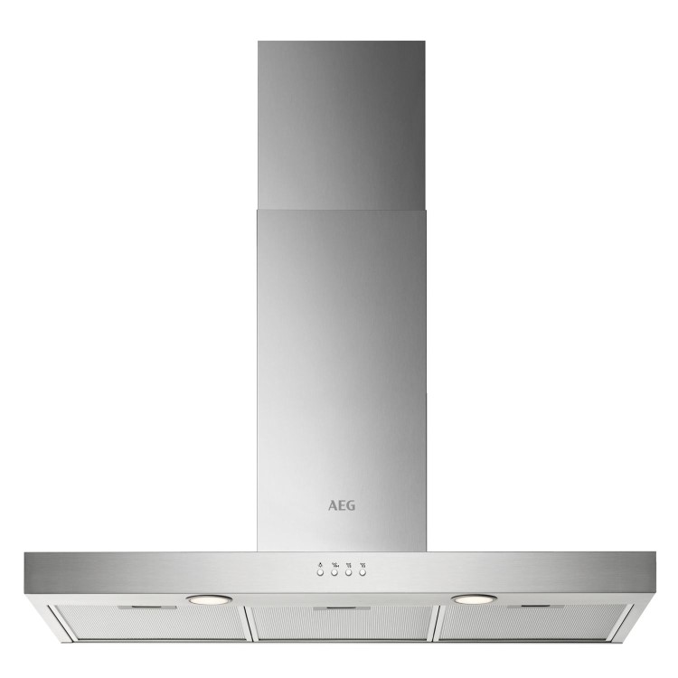 Refurbished AEG 6000 Series DBX3950M 90cm ExtractionTech Cooker Hood Stainless Steel