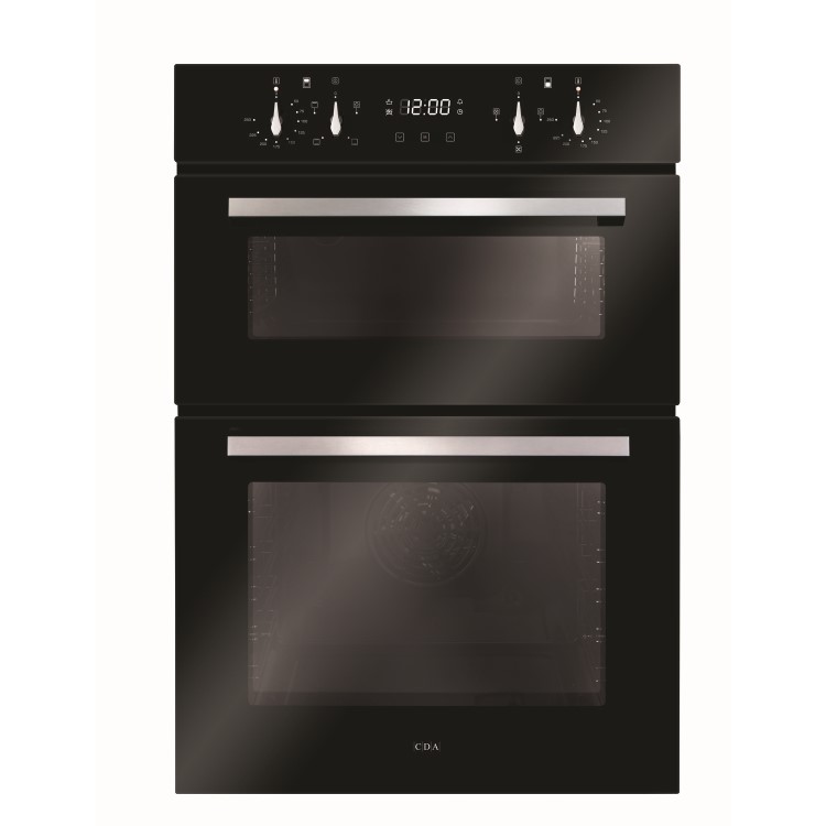 CDA Built-In Electric Double Oven - Black