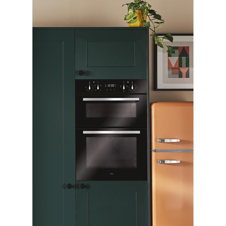 CDA Built-In Electric Double Oven - Black