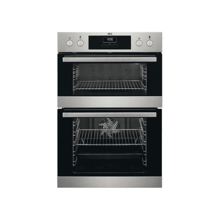 Refurbished AEG 6000 SurroundCook DCB331010M 60cm Double Built In Electric Oven