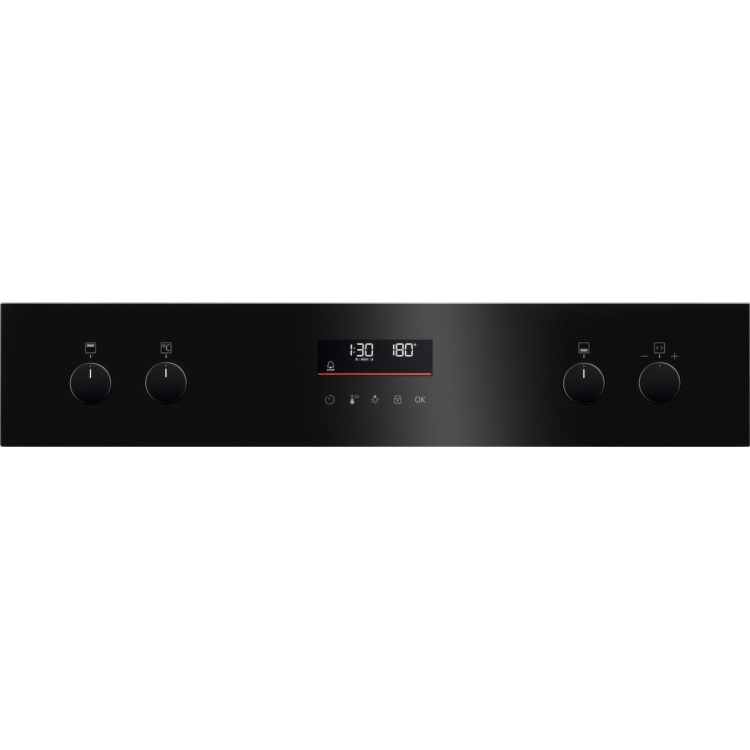 AEG 6000 Series Electric Built-In Double Oven - Black