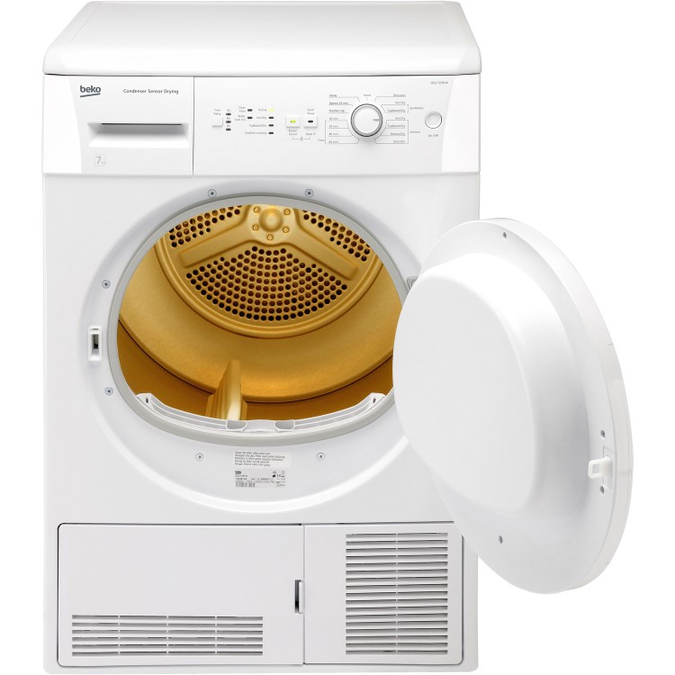 Beko DCU7230W 7kg Freestanding Condenser Tumble Dryer - White