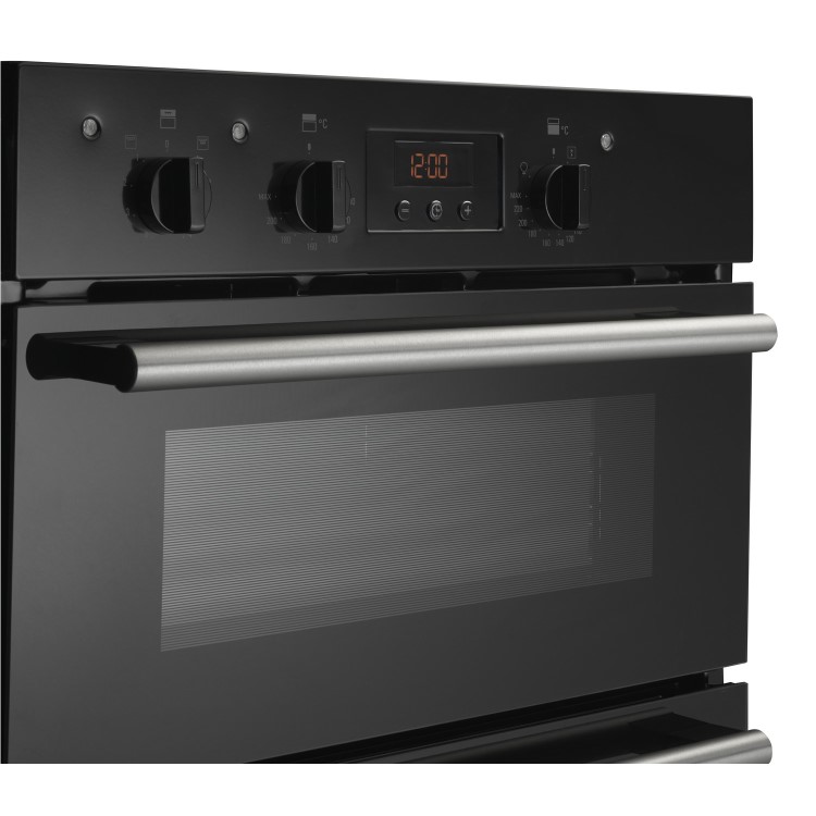 Refurbished Hotpoint Newstyle DD2540BL 60cm Double Built In Electric Oven Black