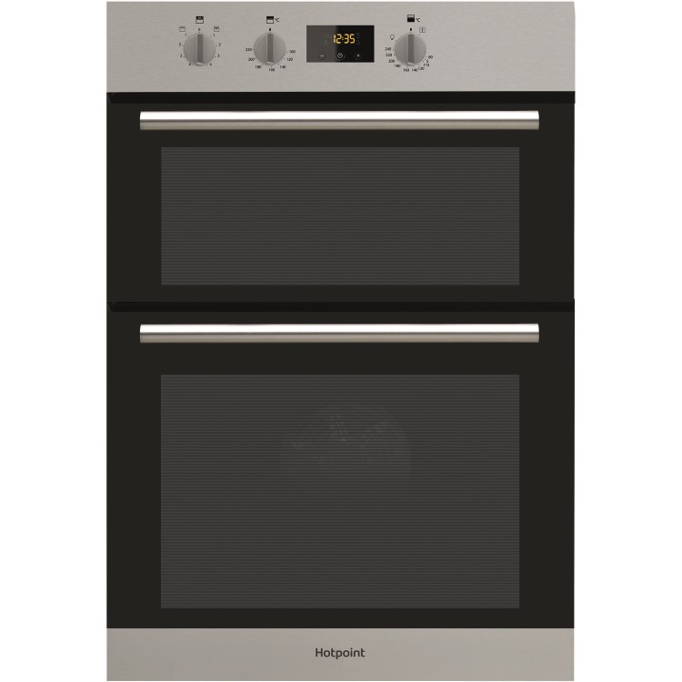 Hotpoint Electric Built-In Double Oven - Stainless Steel