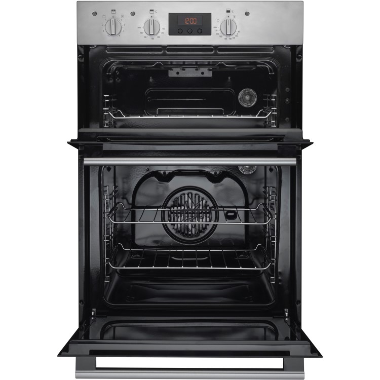 Hotpoint Electric Built-In Double Oven - Stainless Steel