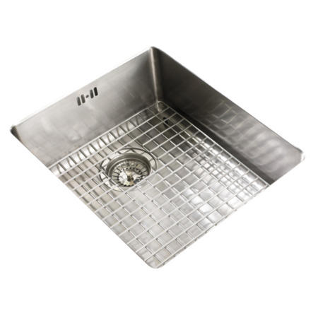 Astracast DE15XBHOMEPKL Bistro 1.5 Bowl Left Hand Drainer Stainless Steel Sink with Accessories