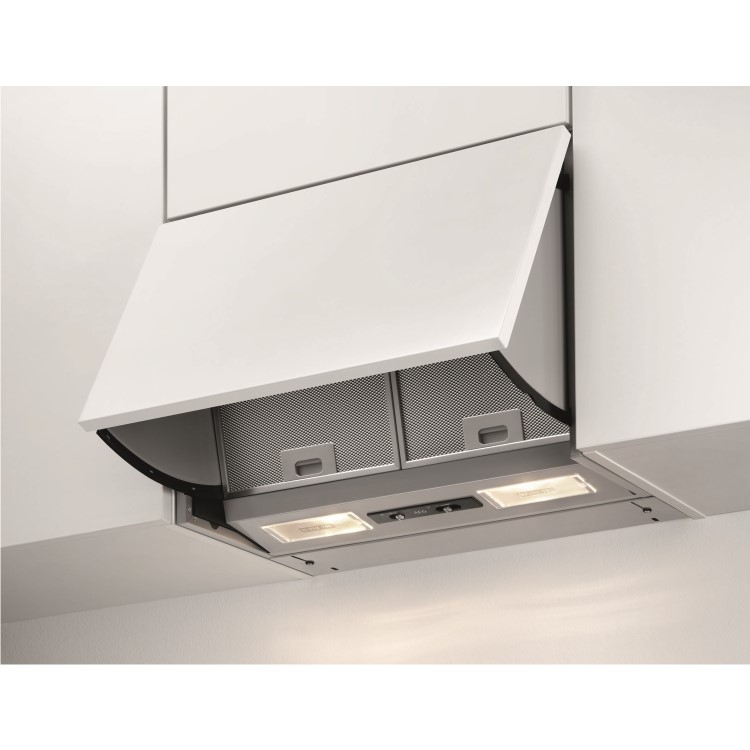 AEG 5000 Series 60cm Integrated Cooker Hood - Grey