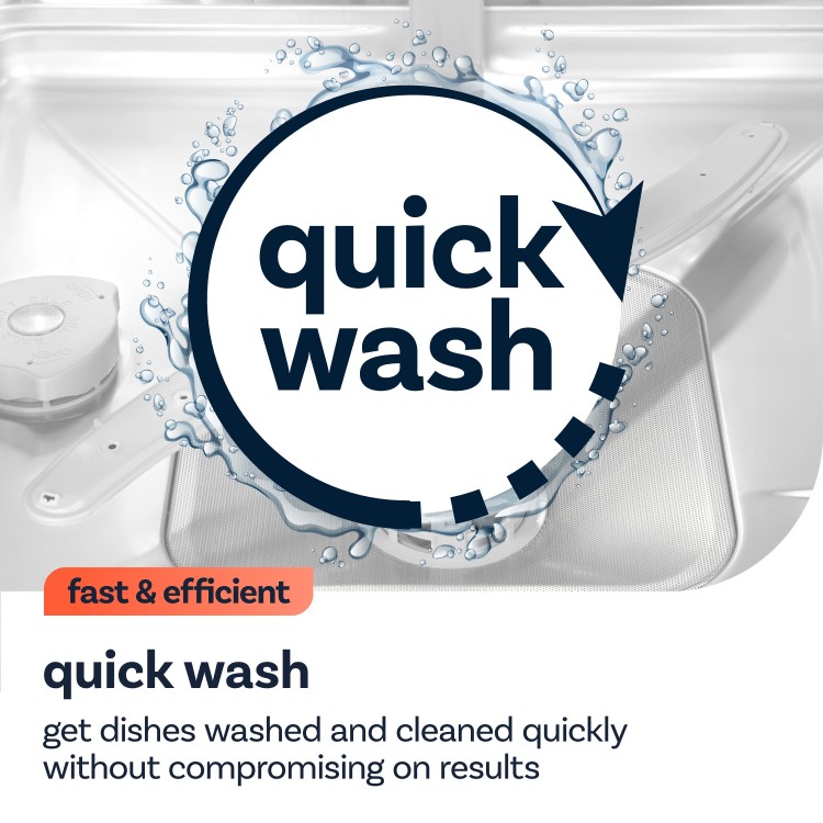 LG Freestanding Dishwasher - 1-Hour Wash - Silver