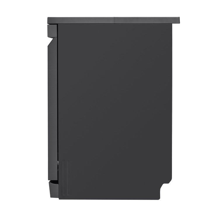 LG TrueSteam QuadWash Freestanding Dishwasher - Matte Black