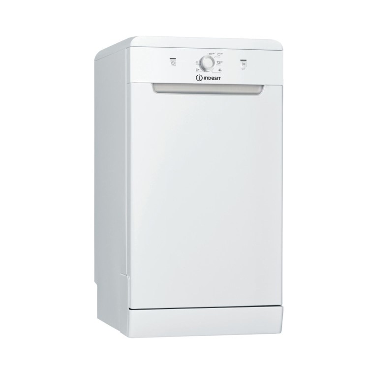 Refurbished Indesit DF9E1B10UK 9 Place Freestanding Slimline Dishwasher White