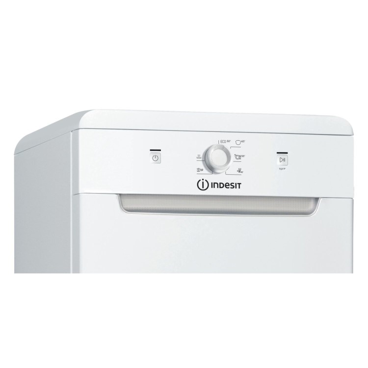 Indesit Freestanding Slimline Dishwasher - White