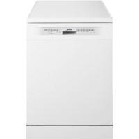 Smeg DFD6133WH-2 13 Place Freestanding Dishwasher With Cutlery Tray - White