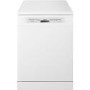 Smeg DFD6133WH-2 13 Place Freestanding Dishwasher With Cutlery Tray - White