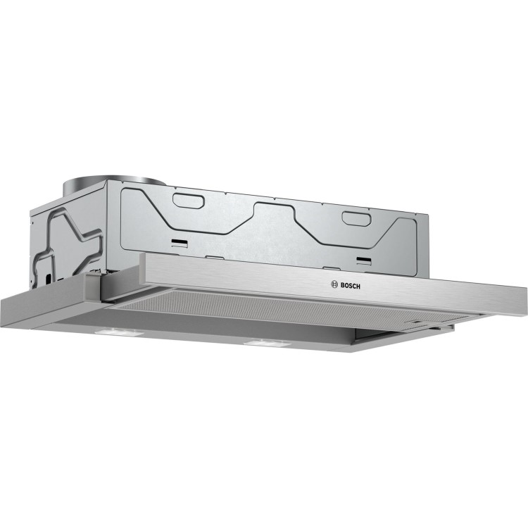 Refurbished Bosch Serie 2 DFM063W56B 60cm Telescopic Canopy Cooker Hood Stainless Steel