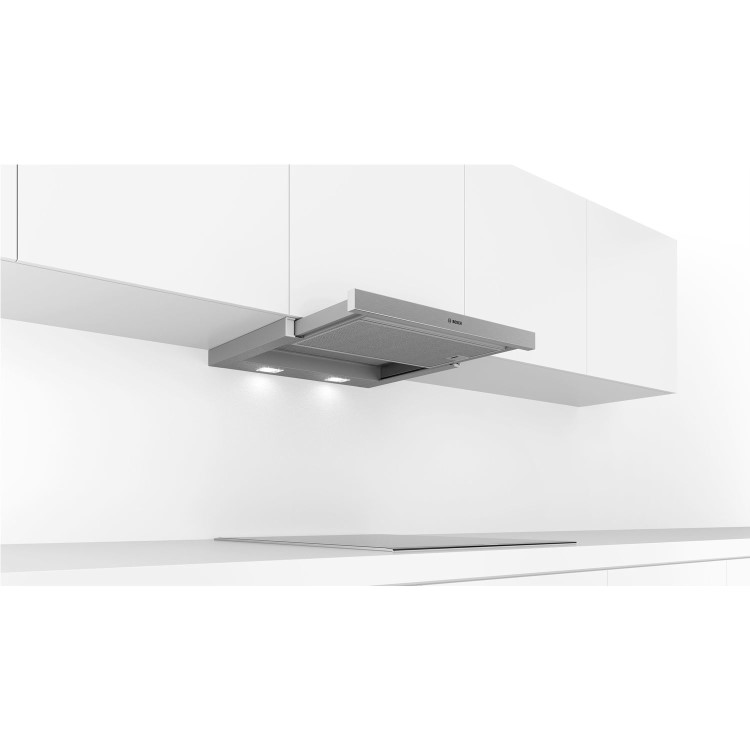 Refurbished Bosch Serie 2 DFM063W56B 60cm Telescopic Canopy Cooker Hood Stainless Steel