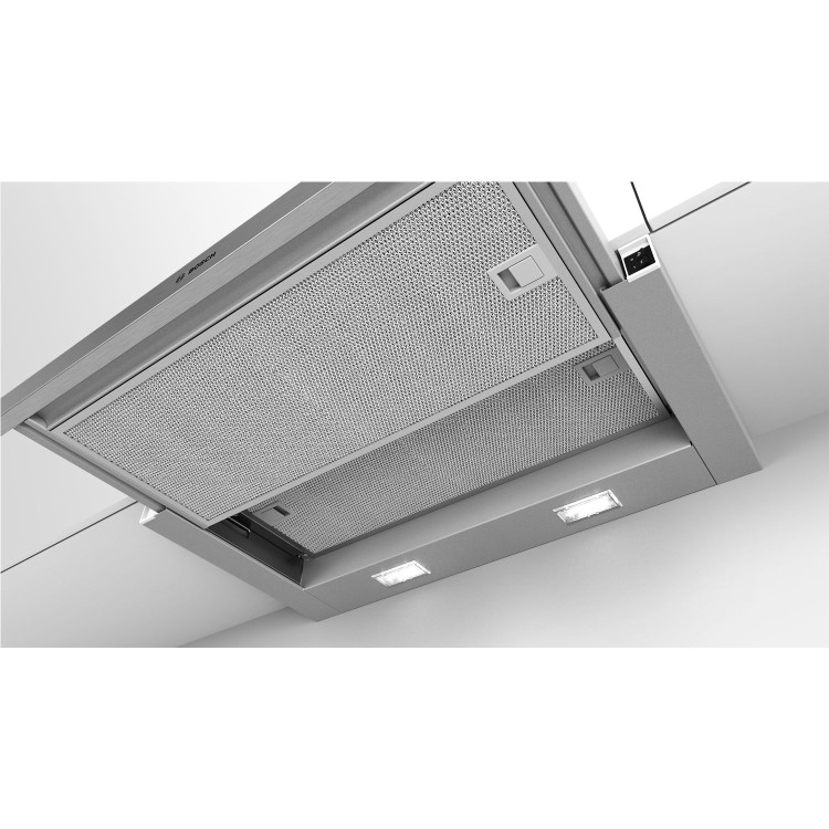 Refurbished Bosch Serie 2 DFM063W56B 60cm Telescopic Canopy Cooker Hood Stainless Steel