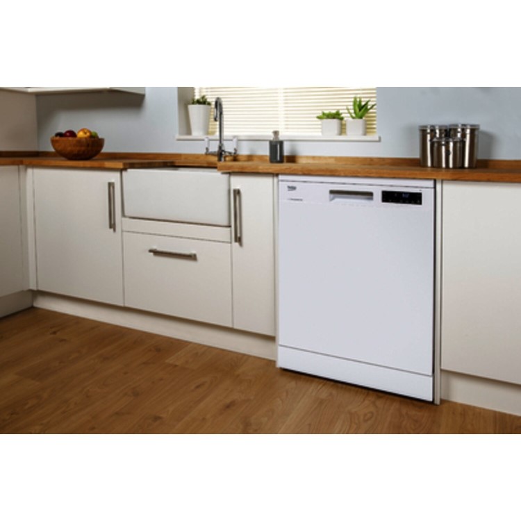 Beko DFN28320W EcoSmart 13 Place Freestanding Dishwasher - White