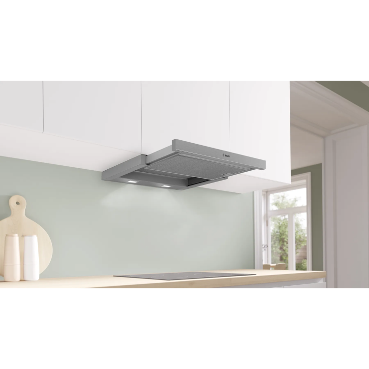 Bosch Series 4 60cm Telescopic Canopy Cooker Hood - Stainless Steel