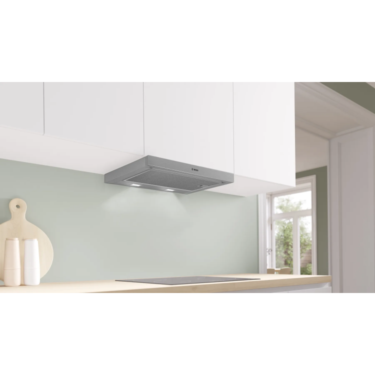 Bosch Series 4 60cm Telescopic Canopy Cooker Hood - Stainless Steel