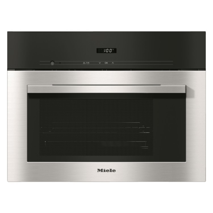 Refurbished Miele DG2740 ContourLine 60cm SIngle Built In Electric Oven Clean Steel