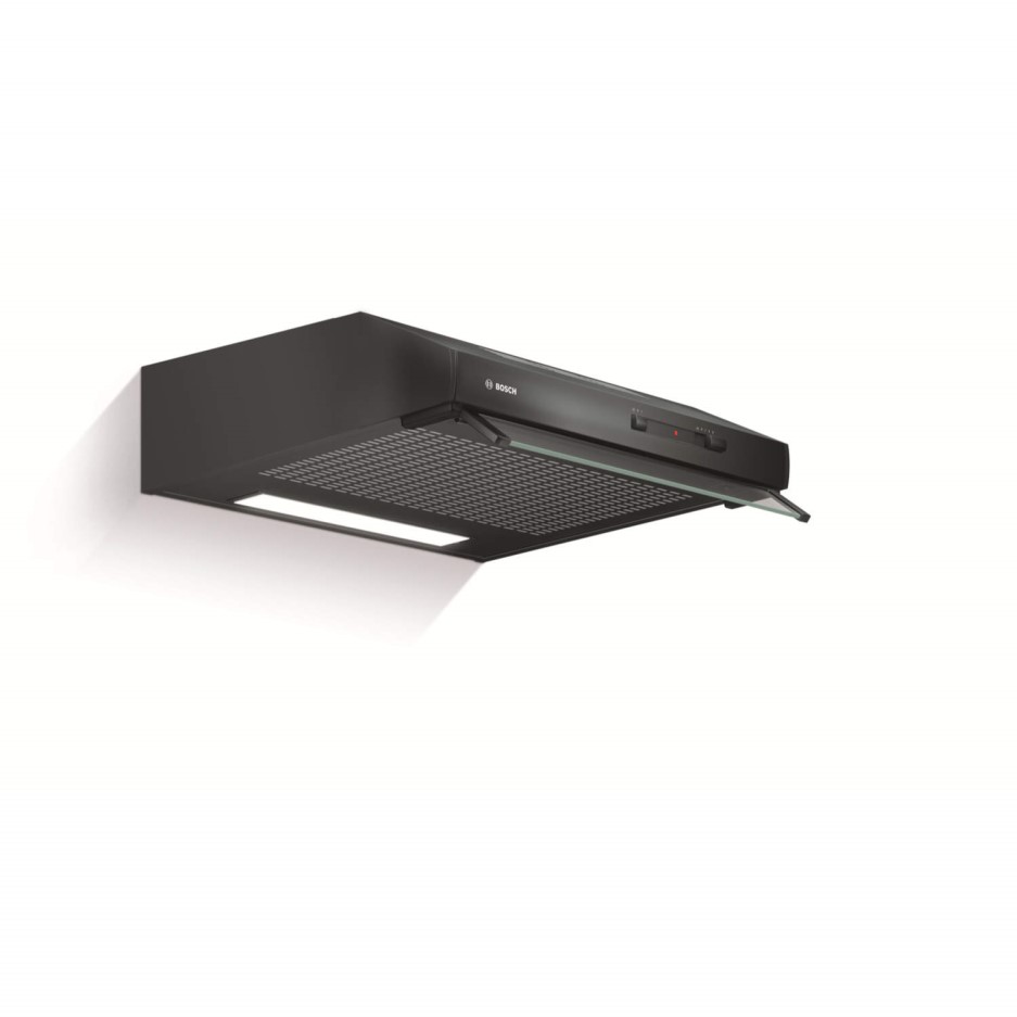 Bosch DHU646PGB 60cm Wide Conventional Hood Black | Appliances Direct