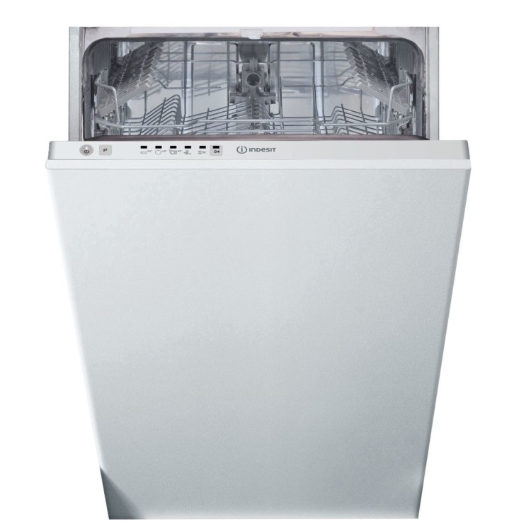 Refurbished Indesit DI9E2B10UK 9 Place Fully Integrated Slimline Dishwasher White