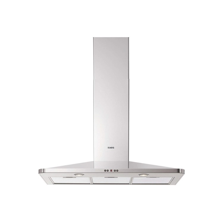 AEG DK4490-M Slimline Standard 90cm Chimney Cooker Hood Stainless Steel