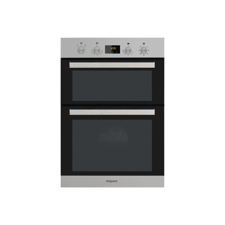 Hotpoint Built-In Electric Double Oven - Stainless Steel