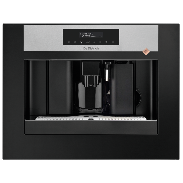 De Dietrich Automatic Bean to Cup Built-In Coffee Machine - Platinum Steel