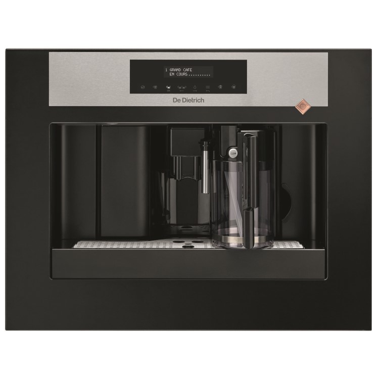 De Dietrich Automatic Bean to Cup Built-In Coffee Machine - Platinum Steel