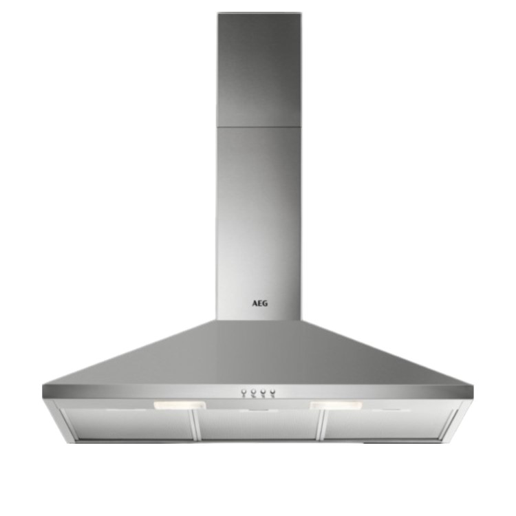 Refurbished AEG 3000 Series DKX2930M 90cm Chimney Cooker Hood Stainless Steel