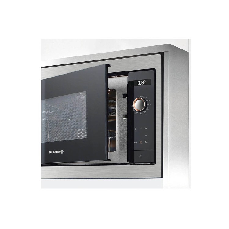 De Dietrich 26L 900W Built-in Compact Microwave - Platinum