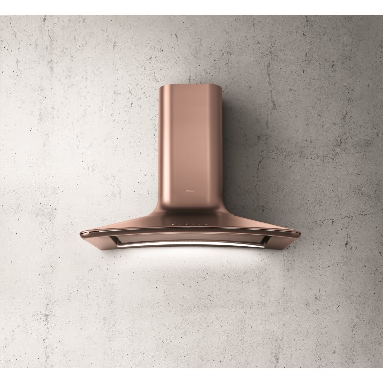 Elica DOLCE-COPPER Decorative Chimney Cooker Hood 860mm - Copper