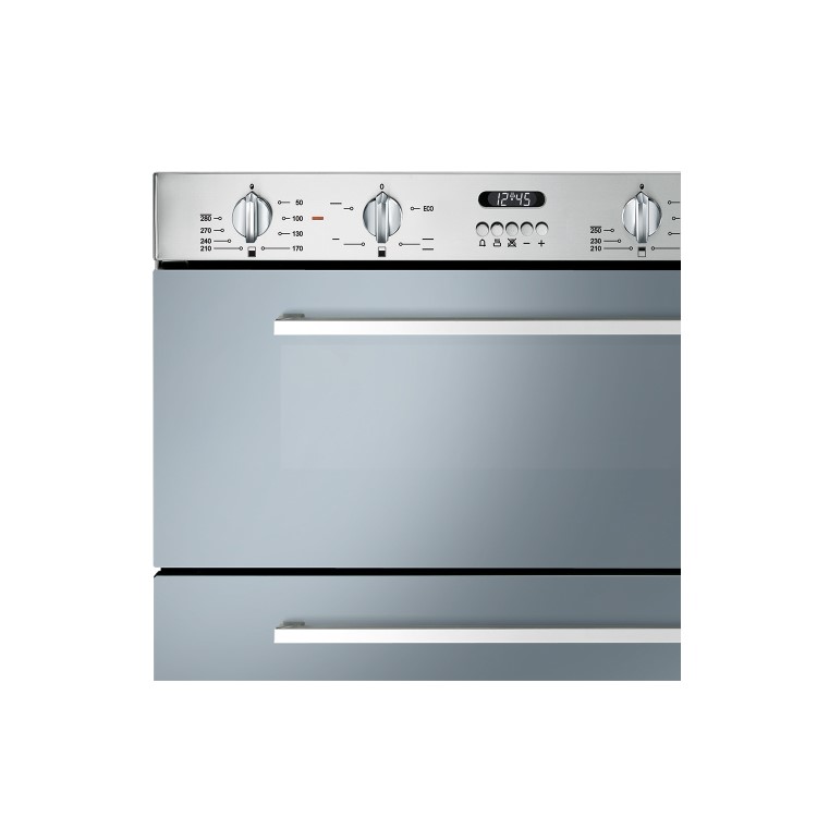 Smeg DOSF44X Cucina 60cm Stainless Steel Electric Double Multifunction Oven with New Style Controls