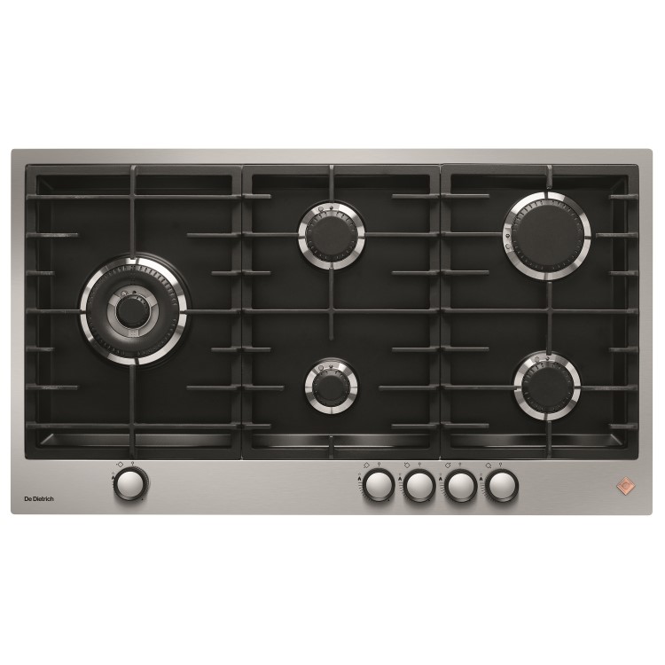 Refurbished De Dietrich DPE7929XF 90cm 5 Burner Gas Hob Stainless Steel