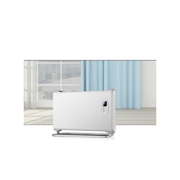 Refurbished electriQ 1500W Wall Mountable Designer Panel Heater with Smart WiFi Alexa Bathroom Safe IP24