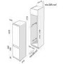 De Dietrich DRC1027J 282 Litre 70-30 Integrated Fridge Freezer