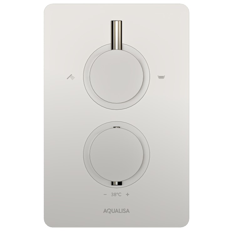 Aqualisa Dream Thermostatic Mixer Shower with Hand Shower and Wall Fixed Head - Round