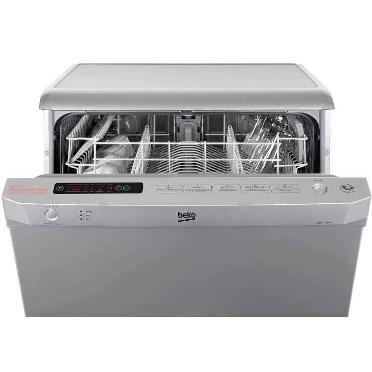 Beko DSFN1534S 12 Place Freestanding Dishwasher Silver