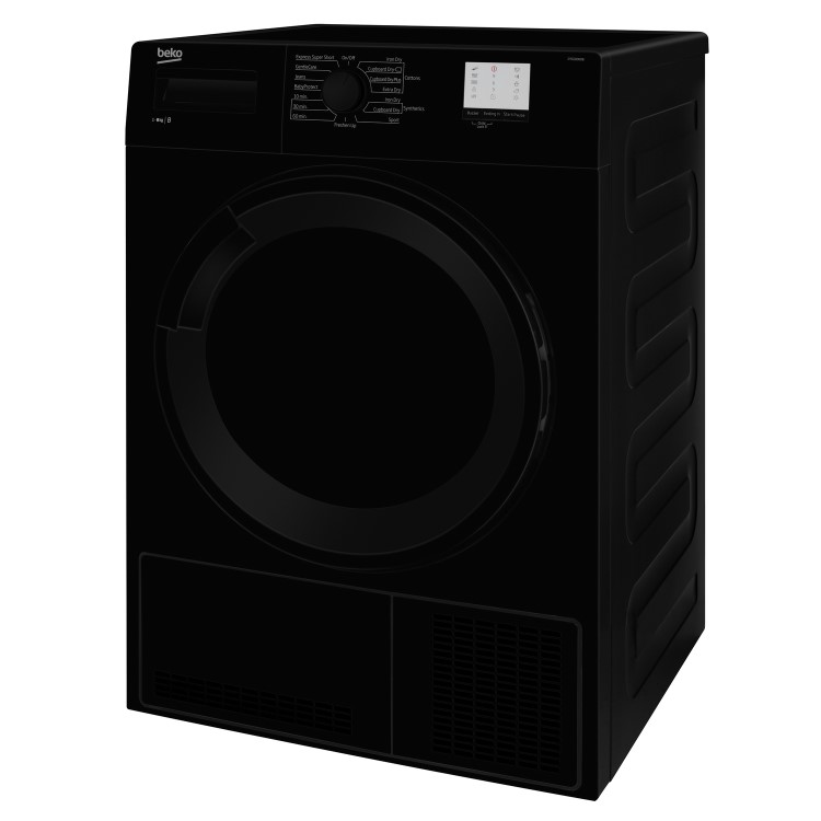 Beko DTGC8000B 8kg Freestanding Condenser Tumble Dryer - Black