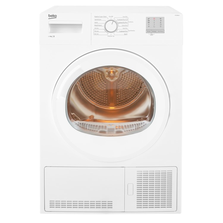 Beko DTGC8011W 8kg Freestanding Condenser Tumble Dryer - White