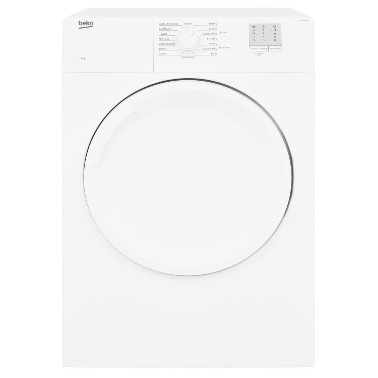 Beko 8kg Freestanding Vented Tumble Dryer - White