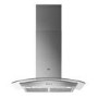 Refurbished AEG 3000 Series DTX3840M 80cm Curved Glass Chimney Cooker Hood Stainless Steel