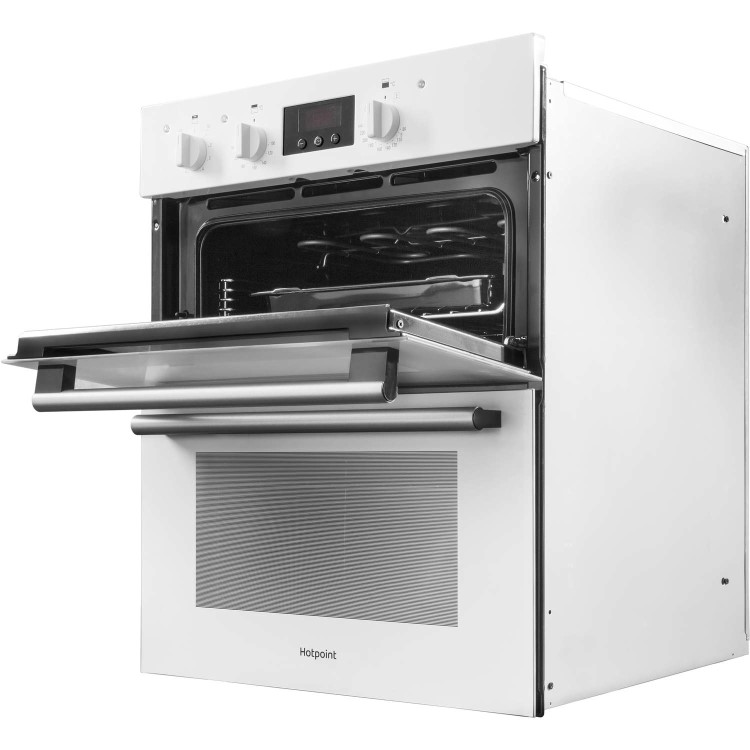 Hotpoint Luce Electric Built Under Double Oven - White