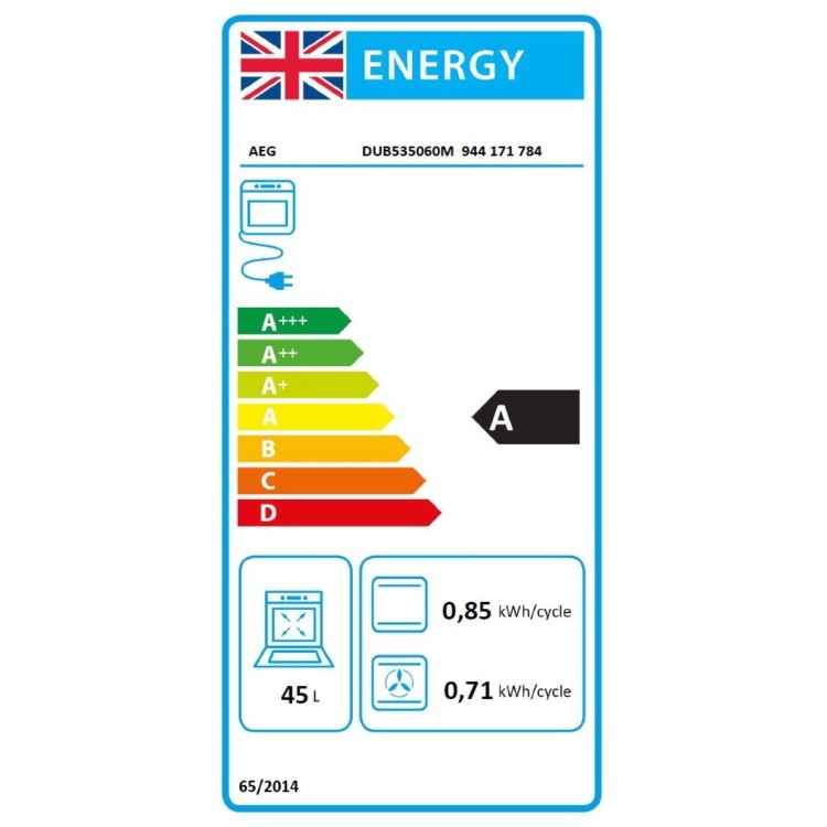 AEG 6000 Series Built Under Electric Double Oven - Stainless Steel