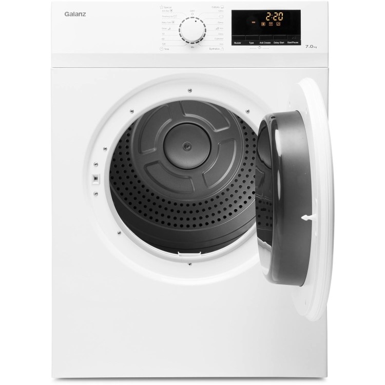 Galanz DUK001W 7kg Freestanding Vented Tumble Dryer With Sensor Drying - White