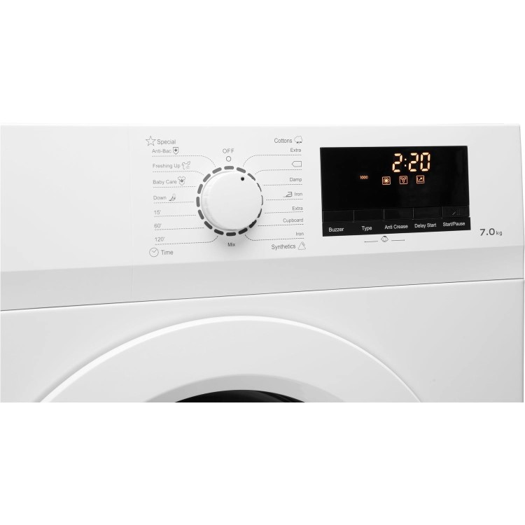 Galanz DUK001W 7kg Freestanding Vented Tumble Dryer With Sensor Drying - White