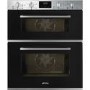 Smeg Cucina Built Under Double Oven - Stainless Steel